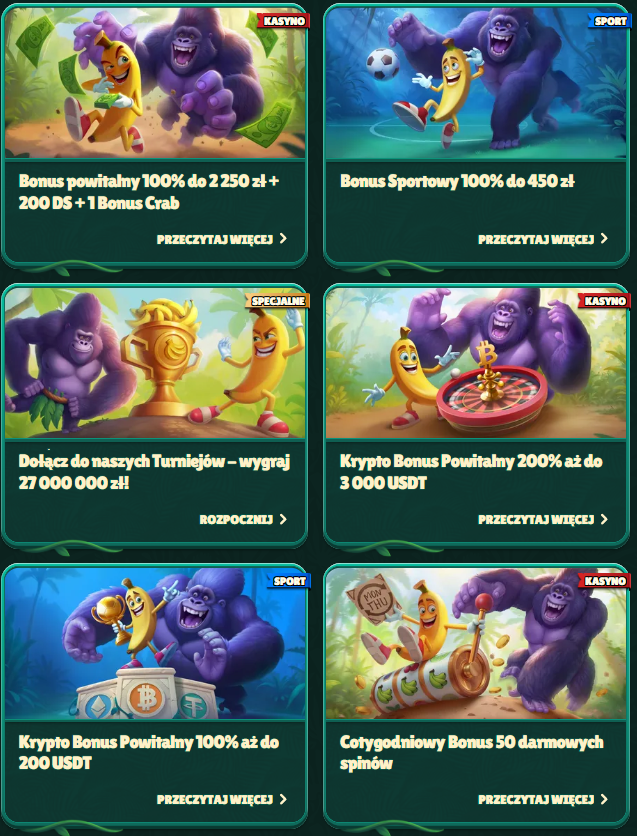 Gokong Casino bonusy